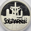 100000 zł 1990 Solidarność MAŁA GRUBA RZADKA