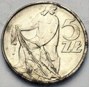 5 zł pięć złotych z Rybakiem 1974 Rybak