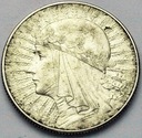 5 zł złotych 1933 Głowa kobiety Polonia SREBRO