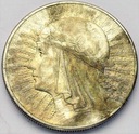 10 zł złotych 1932 Głowa kobiety Polonia SREBRO