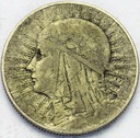 5 zł złotych 1934 Głowa kobiety Polonia SREBRO