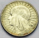 10 zł złotych 1932 Głowa kobiety Polonia SREBRO