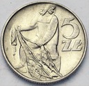 5 zł pięć złotych z Rybakiem 1971 Rybak