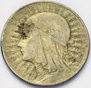 5 zł złotych 1933 Głowa kobiety Polonia SREBRO