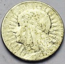 5 zł złotych 1933 Głowa kobiety Polonia SREBRO