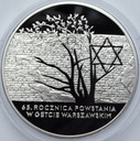 20 zł złotych 2008 Powstanie Getto Warszawskie