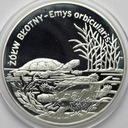 20 zł złotych 2002 Żółw Błotny