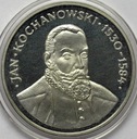 100 zł złotych 1980 Jan Kochanowski SREBRO