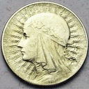 5 zł złotych 1933 Głowa kobiety Polonia SREBRO