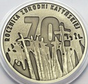 10 zł złotych 2010 Katyń 70 rocznica zbrodni
