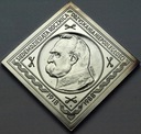 KOPIA 10 zł Józef Piłsudski 1934 Klipa SREBRO 999