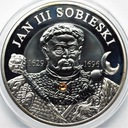 Sławni Polacy Jan III Sobieski SREBRO 925