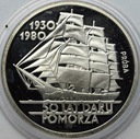 PRÓBA 100 zł złotych 1980 Dar Pomorza Ag