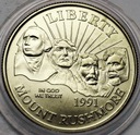 USA 1/2 Dolara 1991 50 rocznica Mount Rushmore ZW