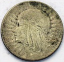 5 zł złotych 1933 Głowa kobiety Polonia SREBRO