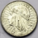 10 zł złotych 1932 Głowa kobiety Polonia SREBRO