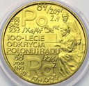 2 zł złote 1998 Skłodowska Polon i rad