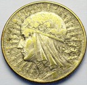 5 zł złotych 1933 Głowa kobiety Polonia SREBRO