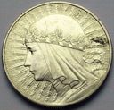 10 zł złotych 1933 Głowa kobiety Polonia SREBRO