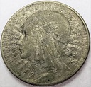 5 zł złotych 1934 Głowa kobiety Polonia SREBRO