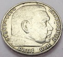 Niemcy 5 Marek 1937 Hindenburg SREBRO