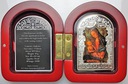 Andora 15 dinarów LUCAS CRANACH Madonna SREBRO 50g