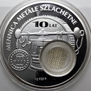 Medal Mennica Metale Szlachetne 10 Lat SREBRO