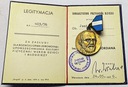 Medal Im. Dr. Henryka Jordana + Legitymacja