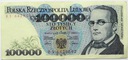 1990 100000 zł złotych Moniuszko seria BS