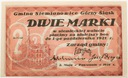 1921 Górny Śląsk Siemianowice Dwie Marki RZADKI