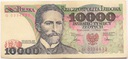 1987 10000 zł Wyspiański, seria G JEDNOLITEROWA