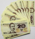 Paczka ~79 x 20 zł złotych Traugutt