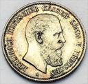 Niemcy 2 Marki Zwei Mark 1888 Prusy RZADKA I ŁADNA