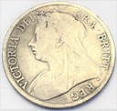 Wielka Brytania 1/2 Silver half crown 1890