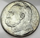 10 zł złotych 1939 Józef Piłsudski SREBRO