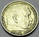 Niemcy 5 Marek 1936 Hindenburg SREBRO