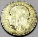 5 zł złotych 1933 Głowa kobiety Polonia SREBRO