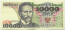 1988 10000 zł złotych Wyspiański, seria AF