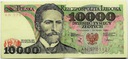 1988 10000 zł złotych Wyspiański, seria AN