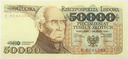1989 50000 zł złotych Staszic seria K