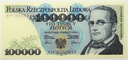 1990 100000 zł złotych Moniuszko seria AH