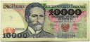 1987 10000 zł Wyspiański, seria E JEDNOLITEROWA