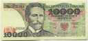 1988 10000 zł złotych Wyspiański, seria AP