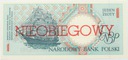 NIEOBIEGOWY 1 zł złoty 1990 GDYNIA seria C
