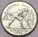 2 zł złote 1995 Atlanta Zapasy Igrzyska