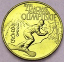 2 zł złote 1998 Nagano Zimowe Igrzyska Olimpijskie