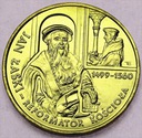 2 zł złote 1999 Jan Łaski Reformator Kościoła