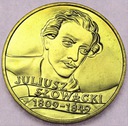 2 zł złote 1999 Juliusz Słowacki
