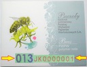 PWPW Pszczoła Miodna 013 JK0000001 POLIMER RZADKI