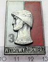 Odznaka Wzorowy Żołnierz nr 3